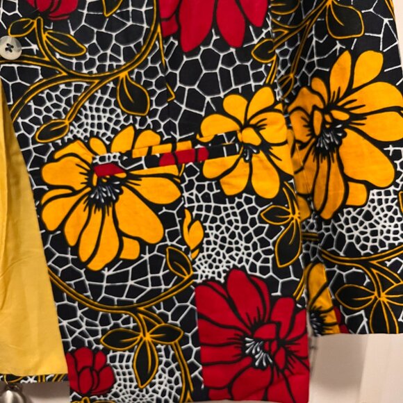 Blazer, African flower print - Picture 5 of 8